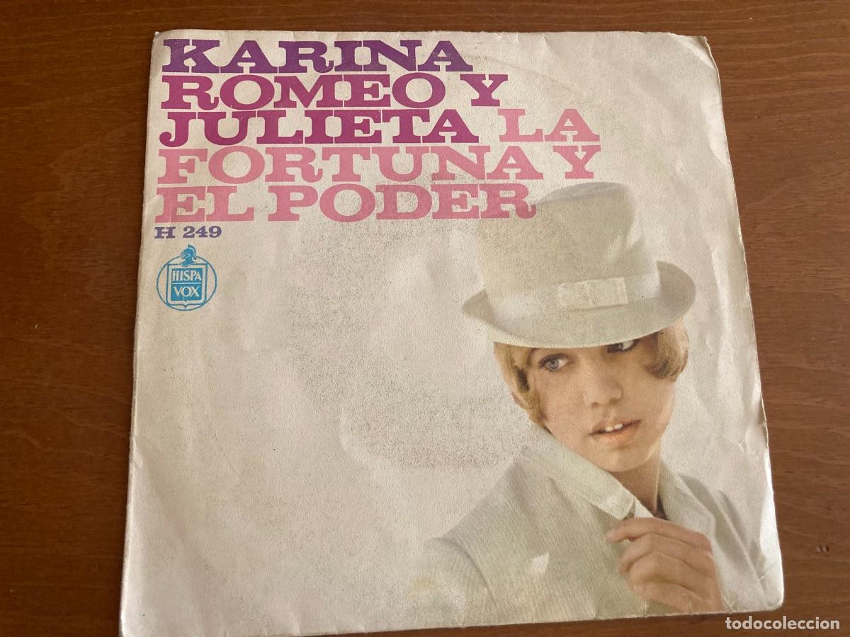 Discos de vinilo: KARINA, ROMEO Y JULIETA, LA FORTUNATA Y EL PODER / CONS309 - Foto 1