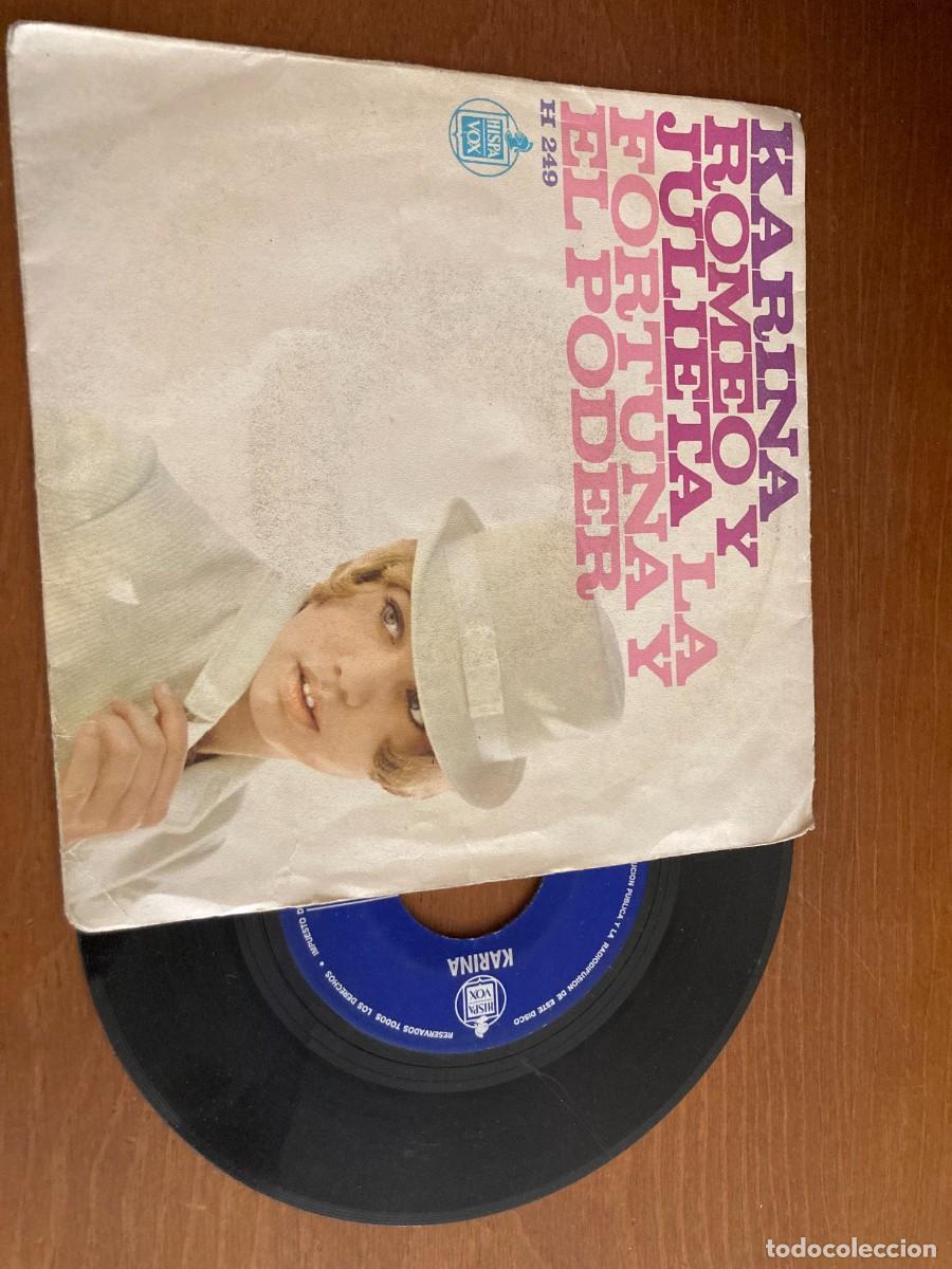 Discos de vinilo: KARINA, ROMEO Y JULIETA, LA FORTUNATA Y EL PODER / CONS309 - Foto 2