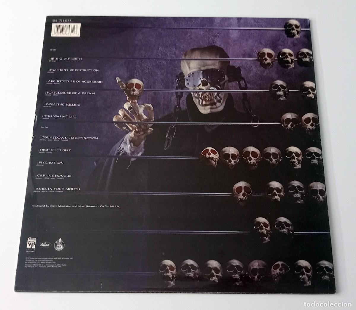 Discos de vinilo: LP MEGADETH - COUNTDOWN TO EXTINCTION - Foto 2
