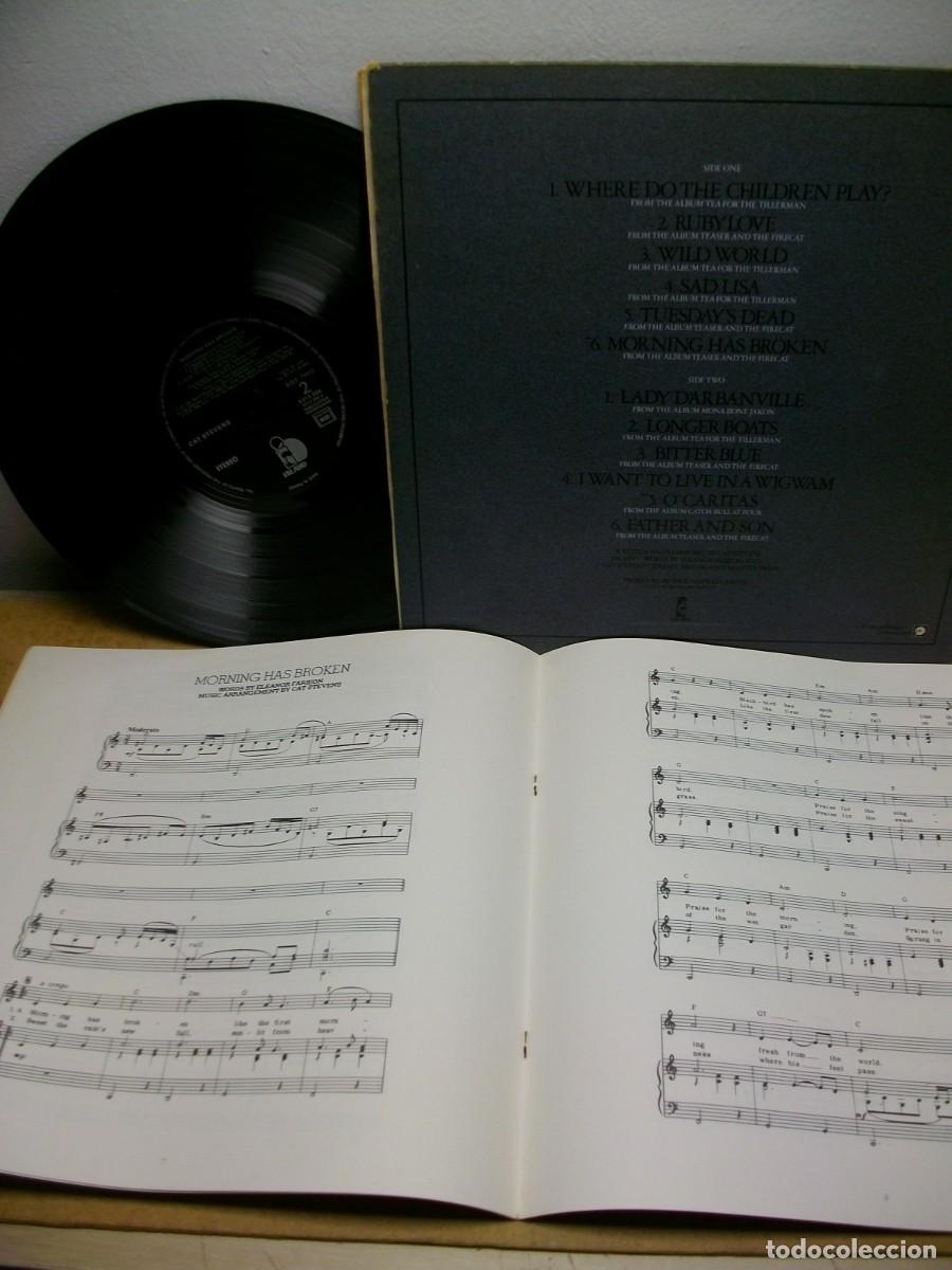 Discos de vinilo: Cat Stevens &ndash; Morning Has Broken LP +LIBRO PARTITURA - Foto 2