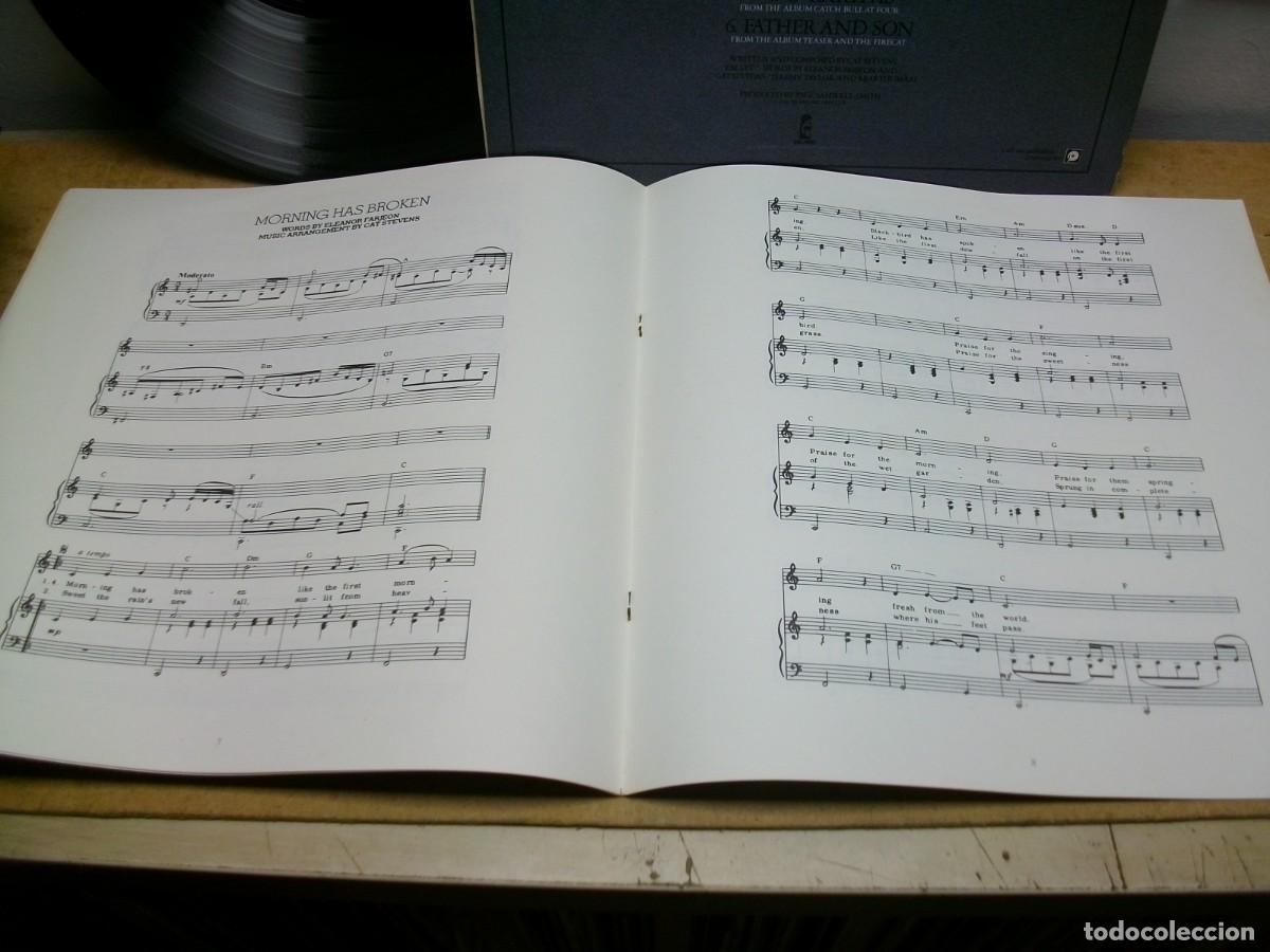 Discos de vinilo: Cat Stevens &ndash; Morning Has Broken LP +LIBRO PARTITURA - Foto 4