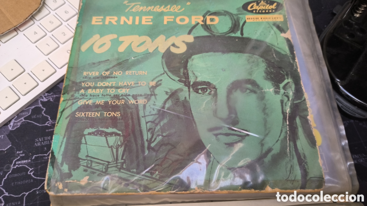 Discos de vinilo: Ernie ford 16 tons - Foto 1