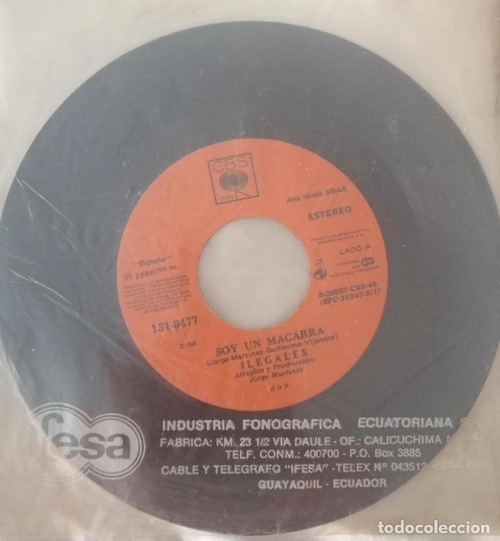 Discos de vinilo: Ilegales - Soy un macarra Single (Rarisimo!) - Foto 1