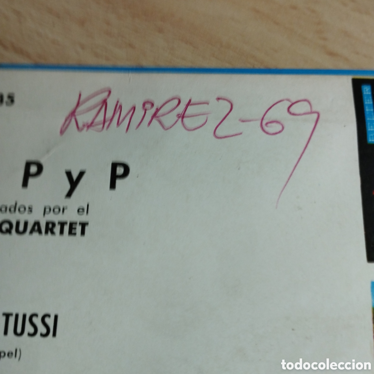 Discos de vinilo: EP 7&rdquo; Los P y P 1968 Los Watussi + 3. - Foto 3