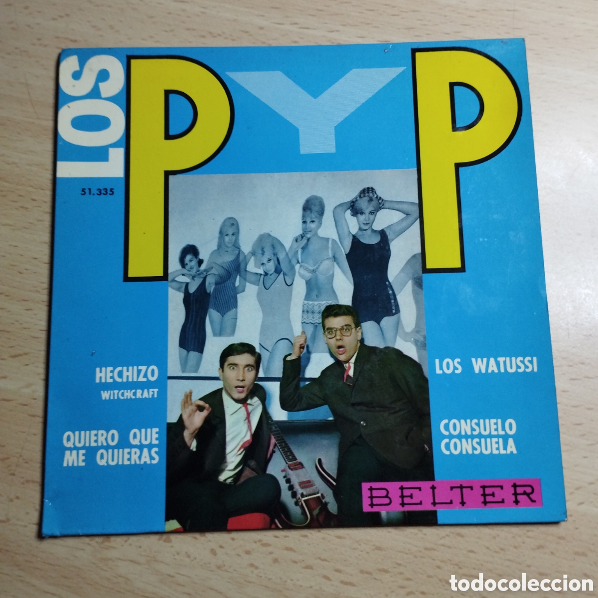 Discos de vinilo: EP 7&rdquo; Los P y P 1968 Los Watussi + 3. - Foto 1