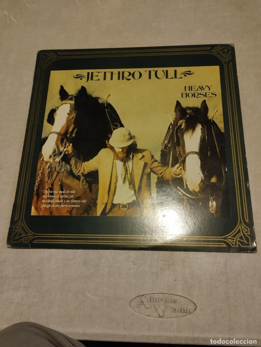 Discos de vinilo: Jethro Tull LP Heavy Horses Esp.1980 insert letras - Foto 1
