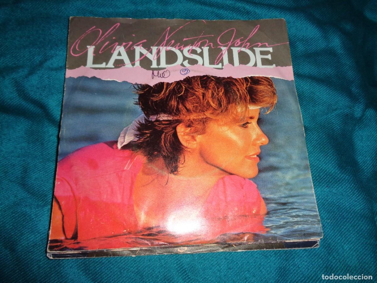 Discos de vinilo: OLIVIA NEWTON-JOHN. LANDSLIDE / FALLING. EMI, 1983. IMPECABLE - Foto 1