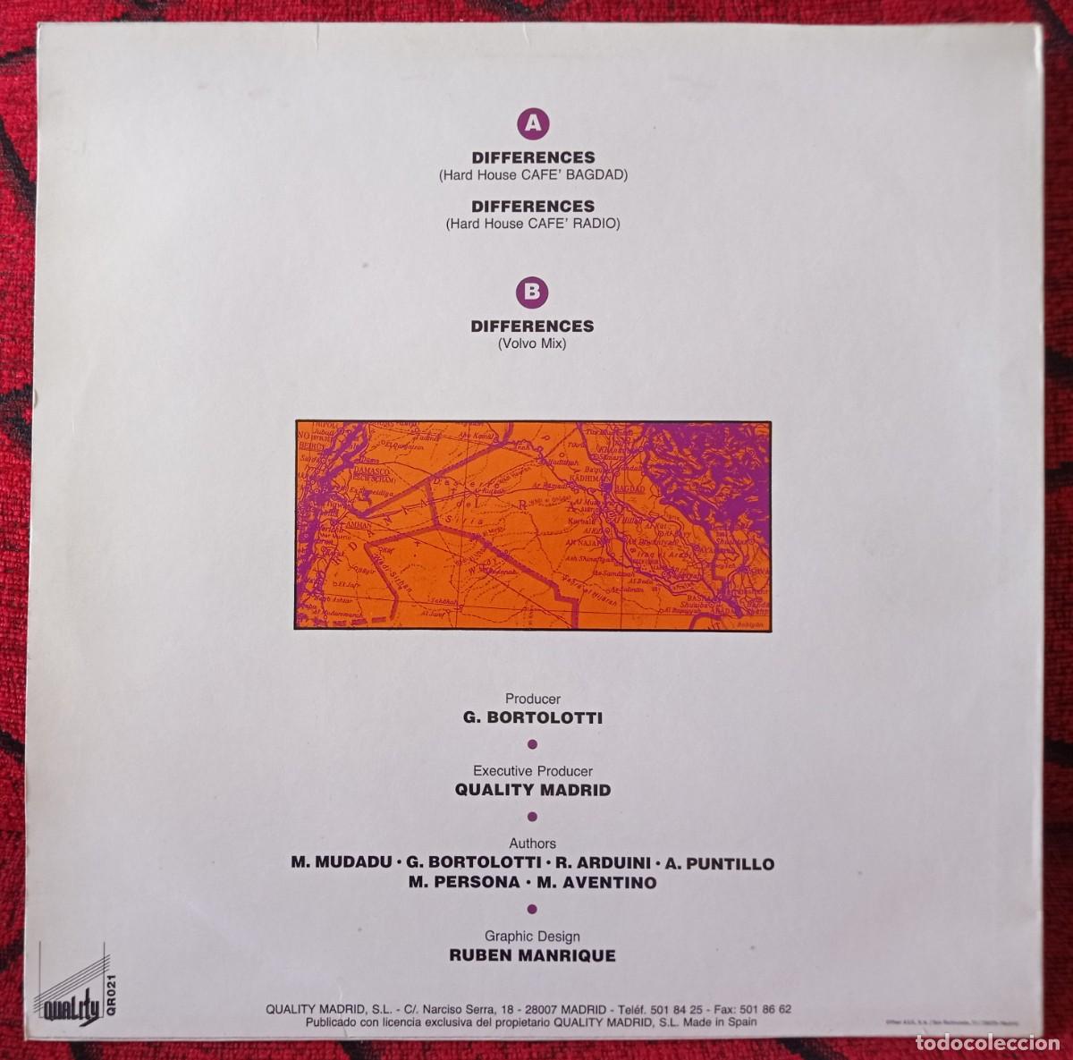 Discos de vinilo: FITS OF GLOOM ** Differences ** 1991 MAXI SINGLE VINILO - Foto 2