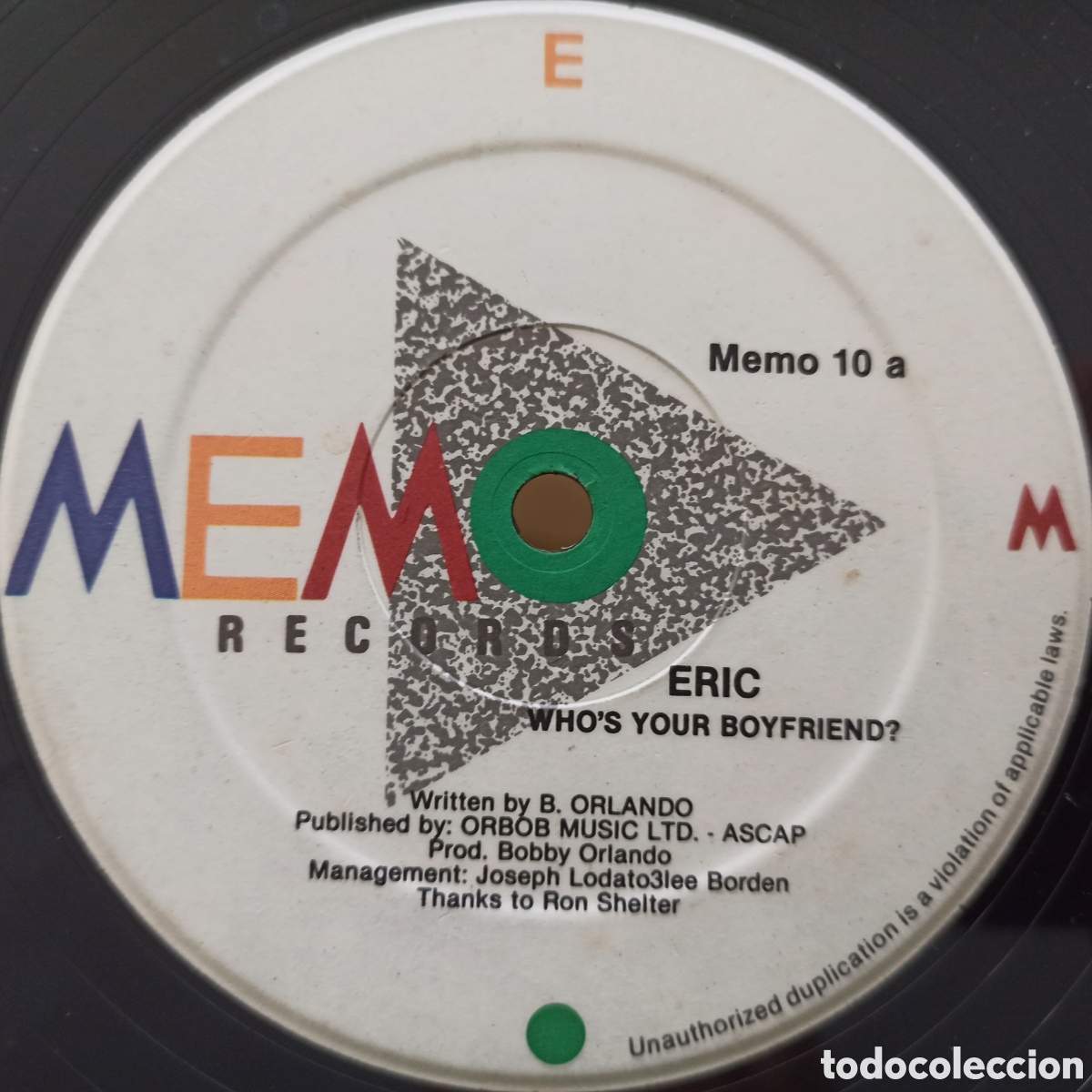 Discos de vinilo: Eric - Whos Your Boyfriend? (12&rdquo;) - Foto 1