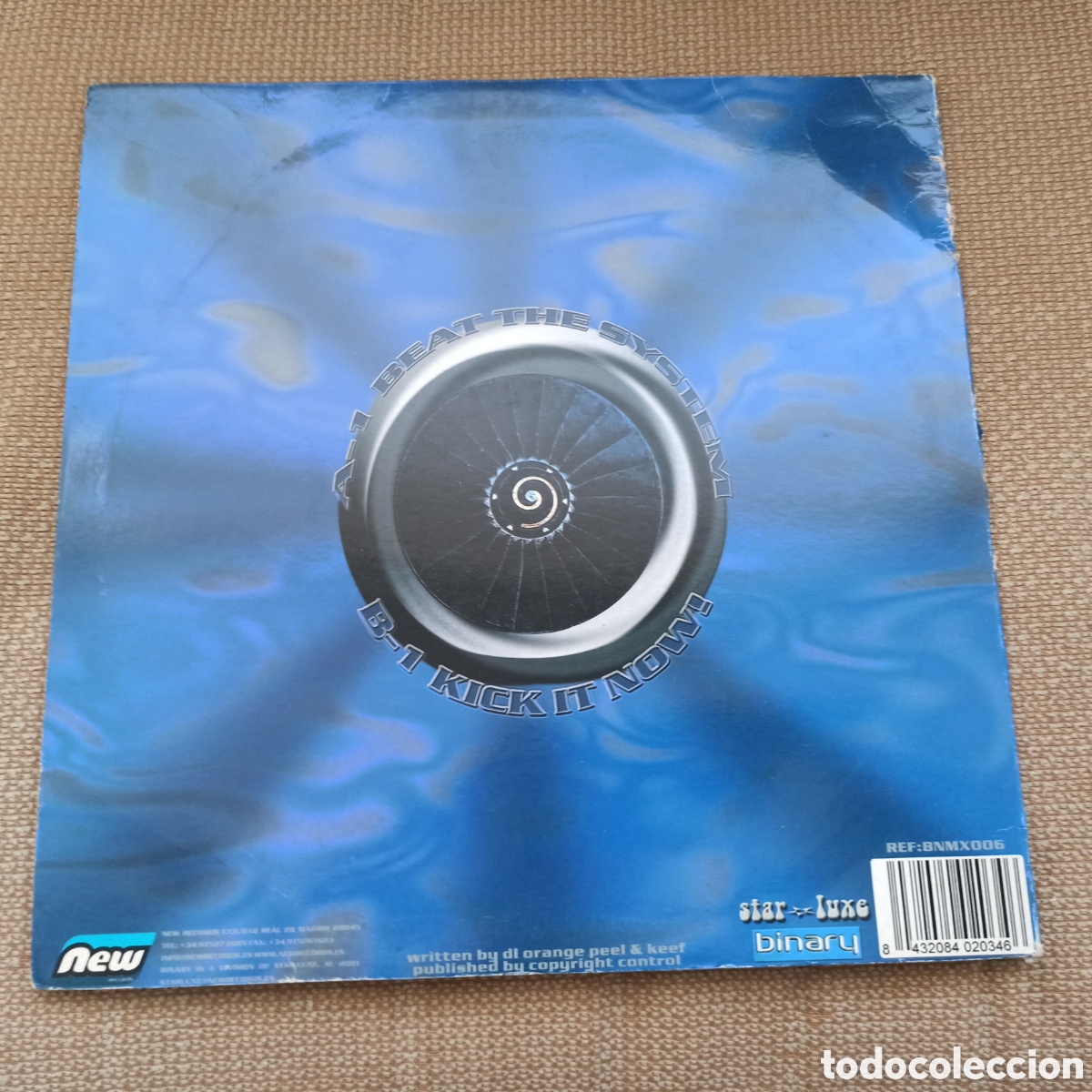 Discos de vinilo: Keef & DJ Orange Peel - Beat The System? (12&rdquo;) - Foto 2