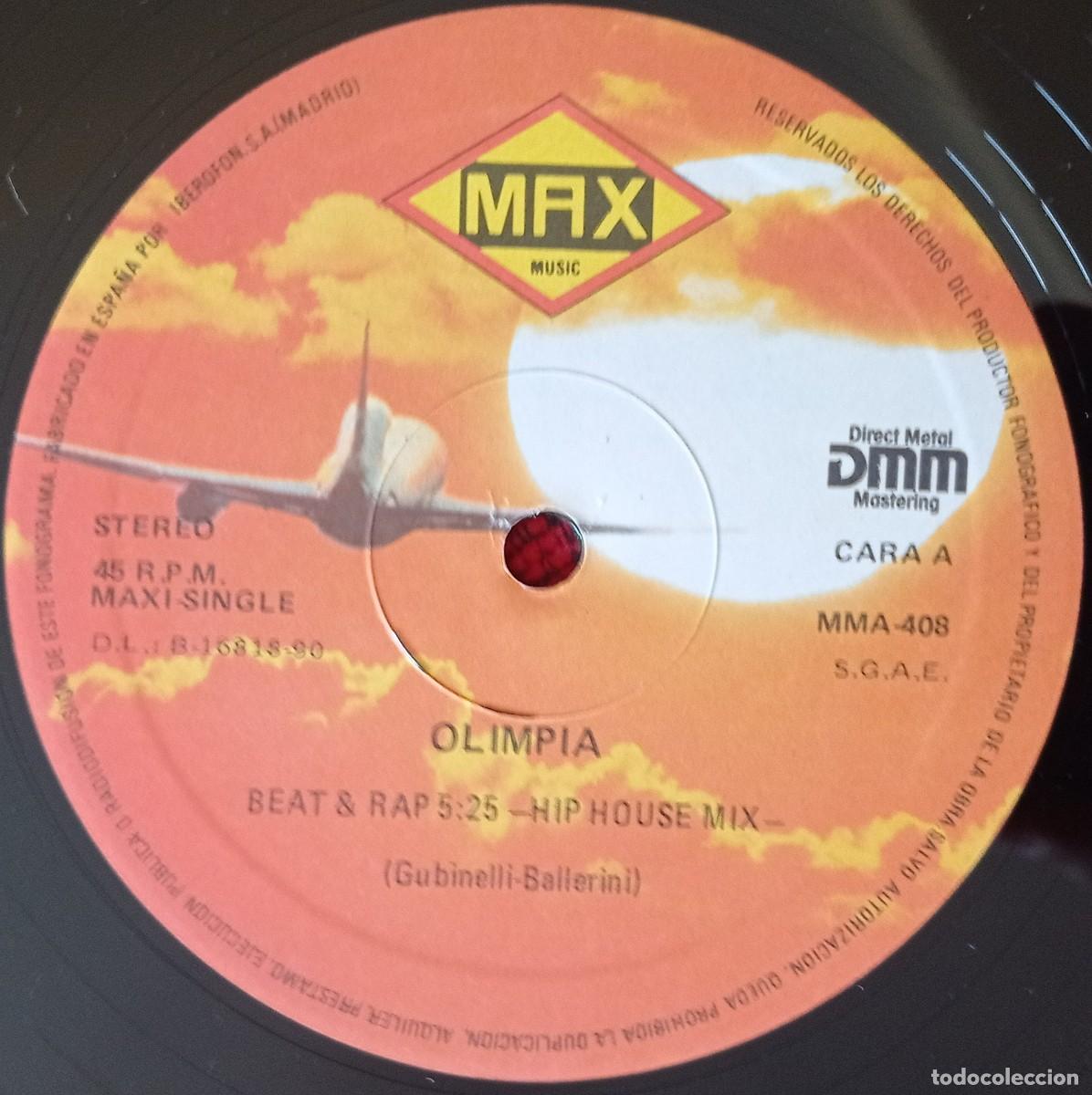 Discos de vinilo: OLIMPIA ** Beat & Rap ** 1990 MAXI SINGLE VINILO - Foto 3