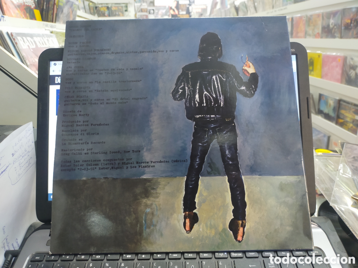 Discos de vinilo: Rober perdut LP salmos del cable 2017 - Foto 2