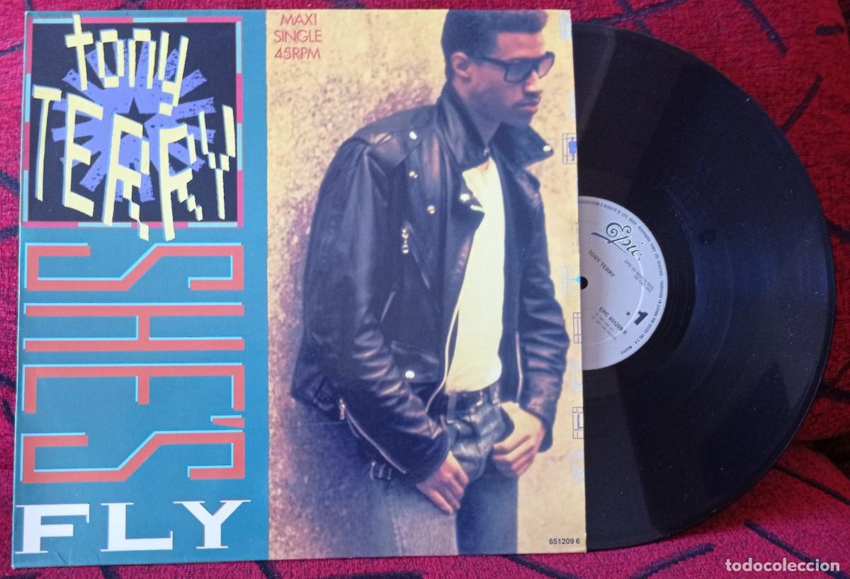 Discos de vinilo: TONY TERRY ** Shes Fly ** 1987 MAXI SINGLE VINILO - Foto 1