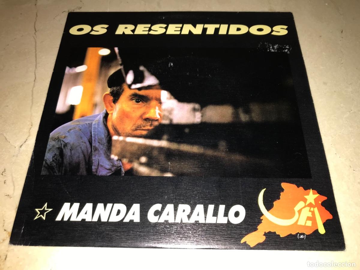 Discos de vinilo: OS RESENTIDOS-MANDA CARALLO-ORIGINAL 1990 - Foto 1