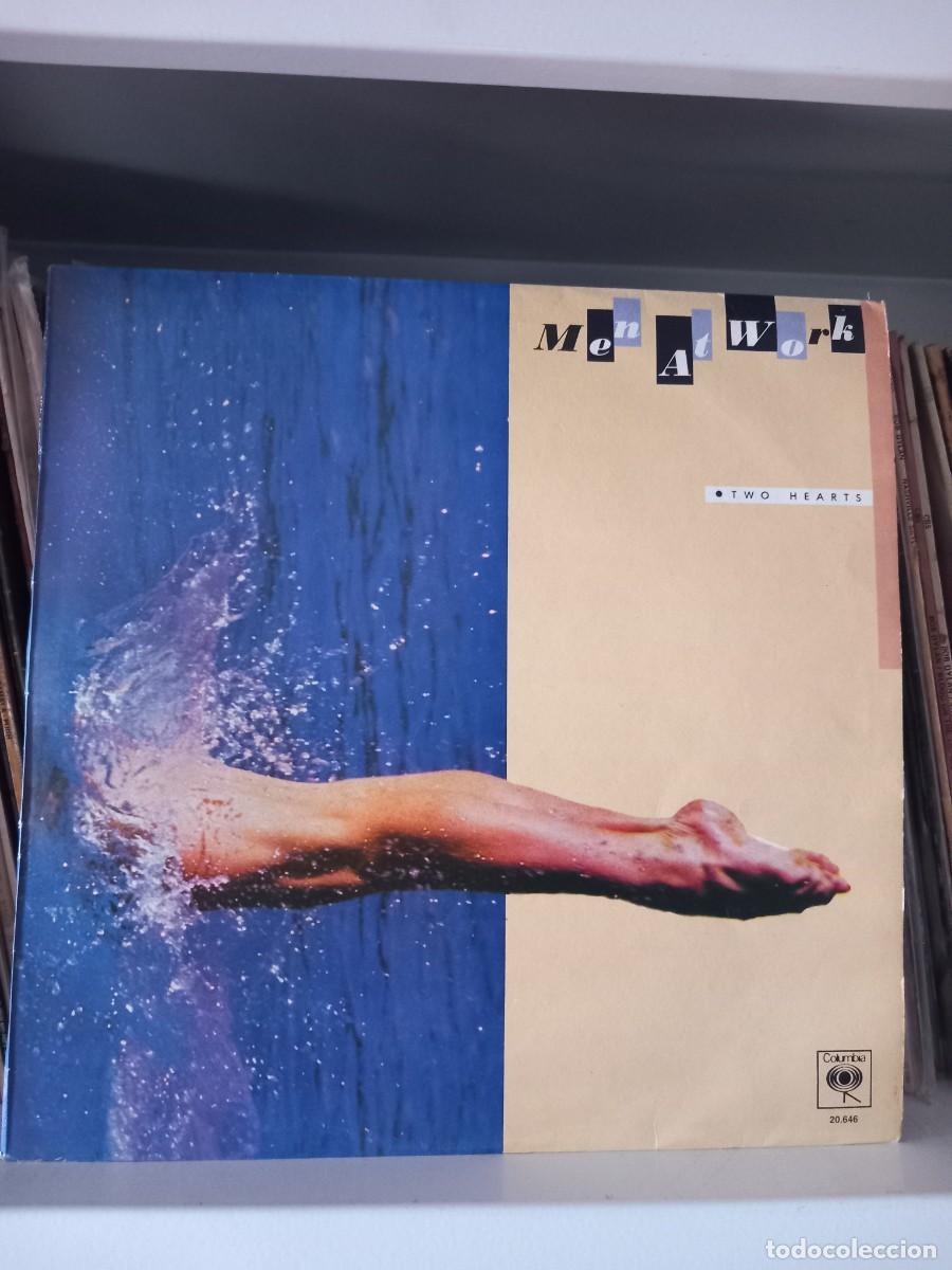 Discos de vinilo: Men At Work &lrm;&ndash; Two Hearts - lp edic. argentina - Foto 1