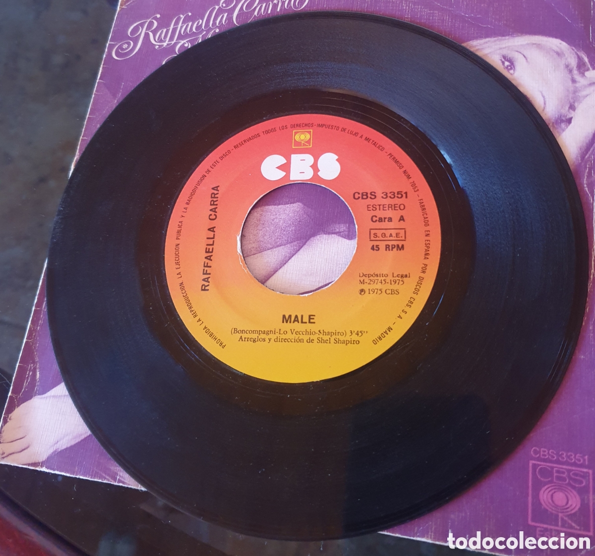 Discos de vinilo: Raffaella Carra - male - Foto 3