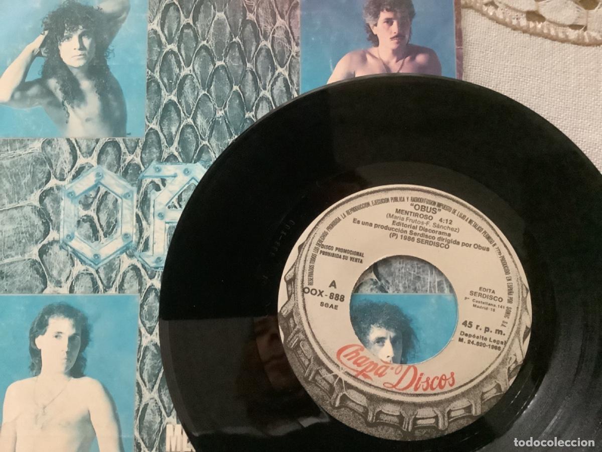 Discos de vinilo: OBUS. MENTIROSO. SINGLE. PROMOCIONAL. - Foto 3
