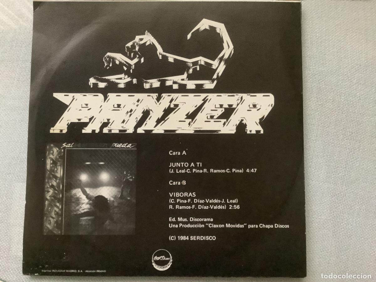 Discos de vinilo: PANZER. JUNTO A TI. SINGLE PROMOCIONAL. - Foto 2