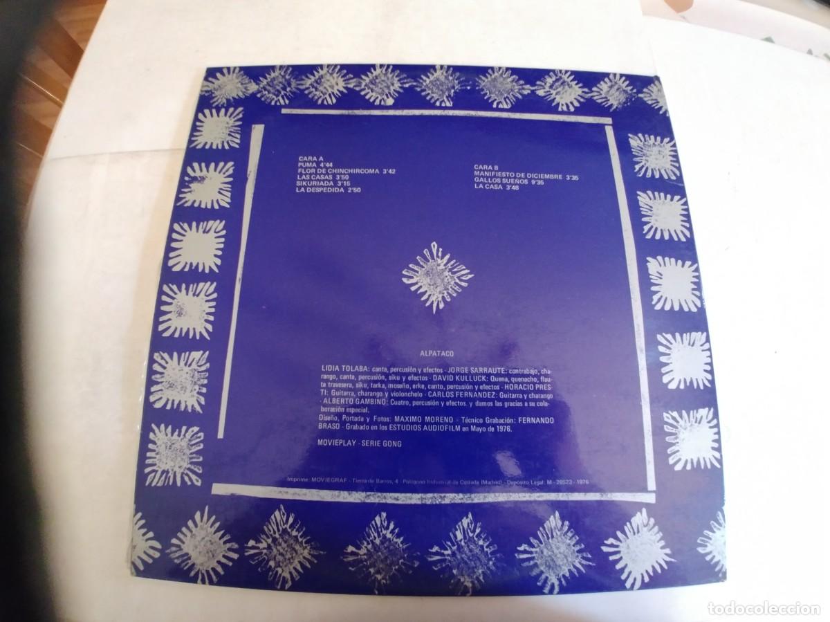 Discos de vinilo: ALPATACO-LP GATEFOLD-NUEVO - Foto 3