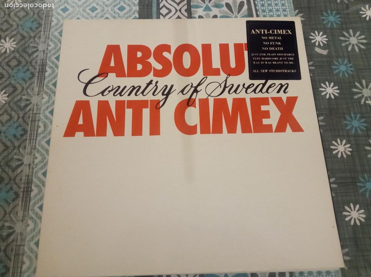 anti cimex – absolut country of sweden lp gatef - Buy LP vinyl 