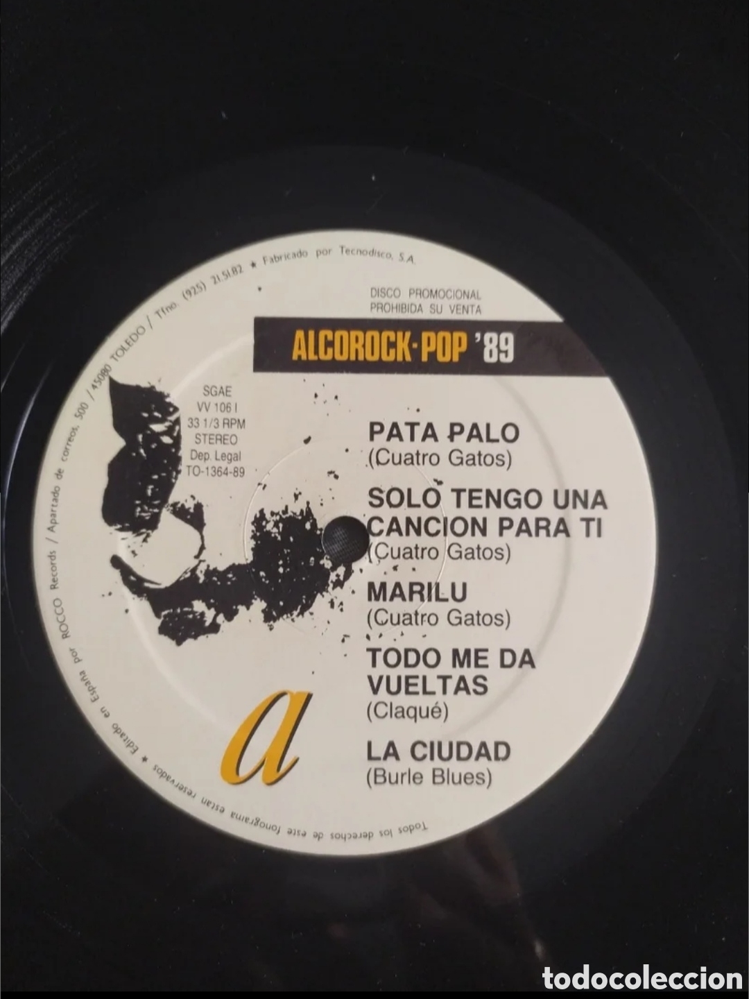 Discos de vinilo: Lp Alcorock - Pop 89. Disco Promocional - Foto 3