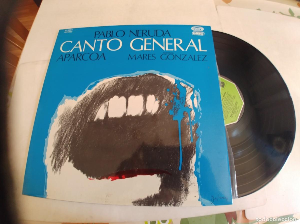 Discos de vinilo: APARCOA-LP PABLO NERUDA CANTO GENERAL-GATEFOLD-NUEVO - Foto 1