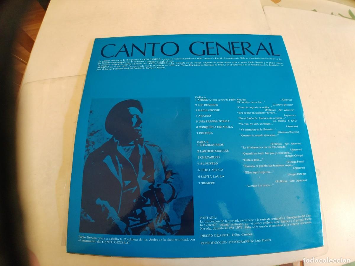 Discos de vinilo: APARCOA-LP PABLO NERUDA CANTO GENERAL-GATEFOLD-NUEVO - Foto 3