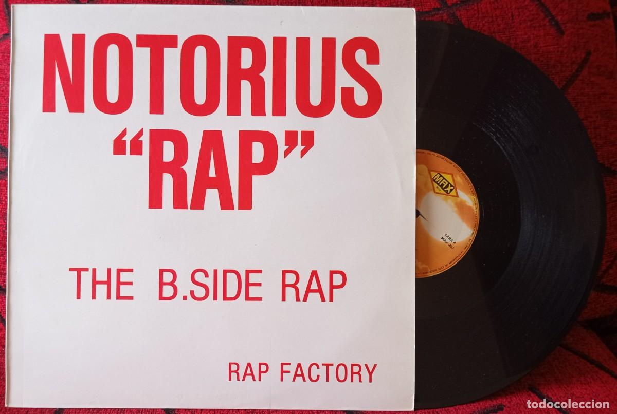Discos de vinilo: RAP FACTORY ** Notorious Rap ** 1987 MAXI SINGLE VINILO - Foto 1