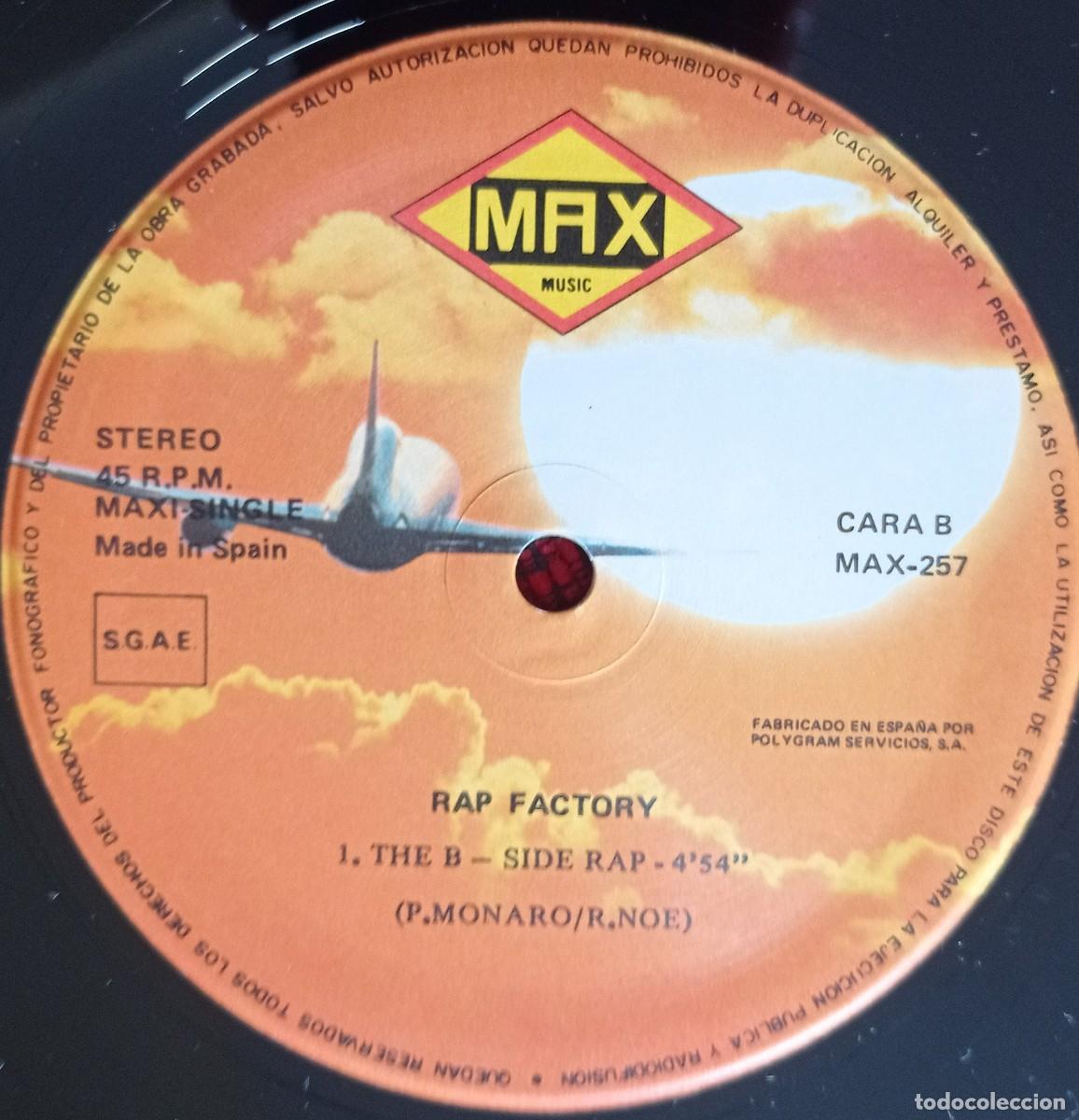 Discos de vinilo: RAP FACTORY ** Notorious Rap ** 1987 MAXI SINGLE VINILO - Foto 4