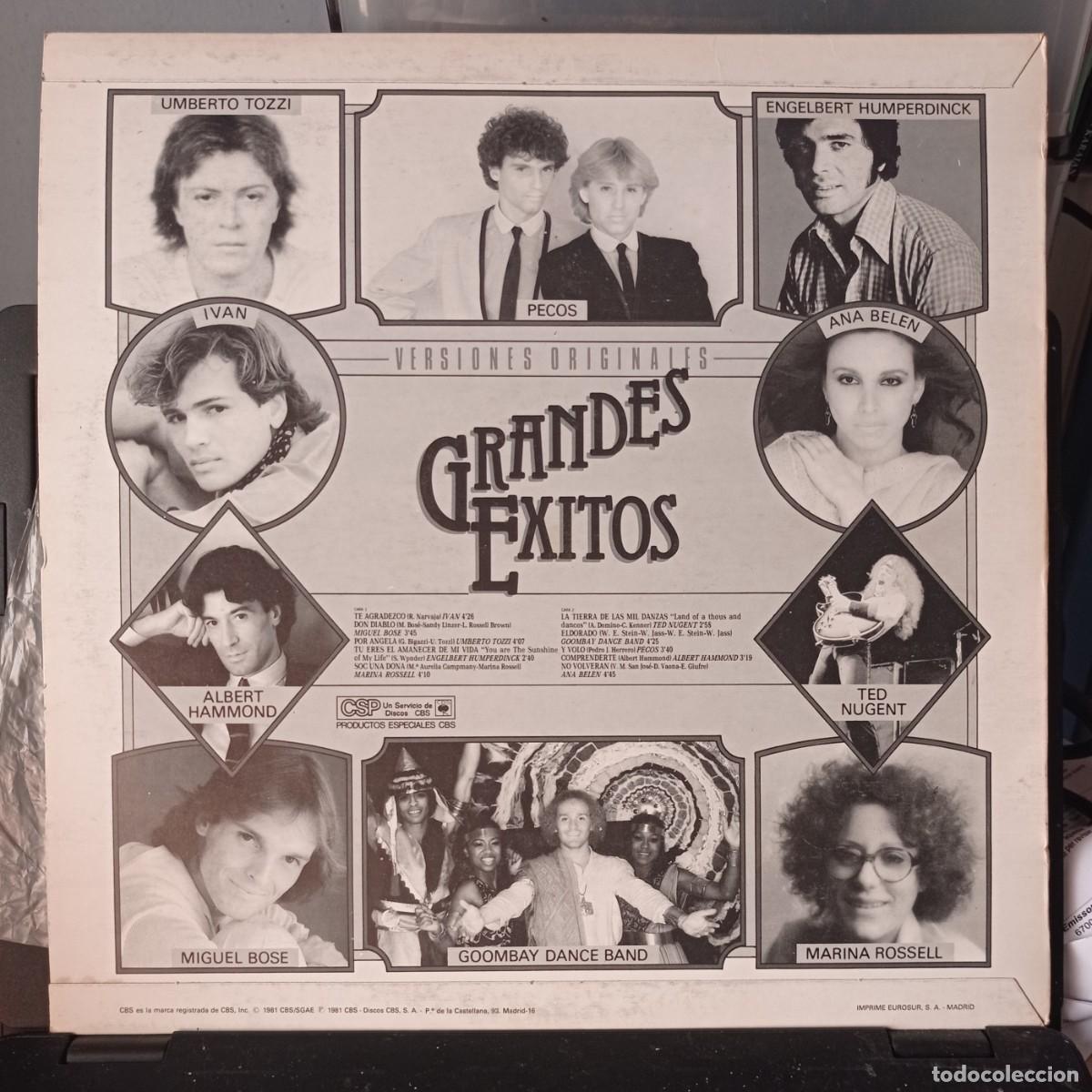 Discos de vinilo: GRANDES EXITOS: VERSIONES ORIGINALES (LP) - Foto 2