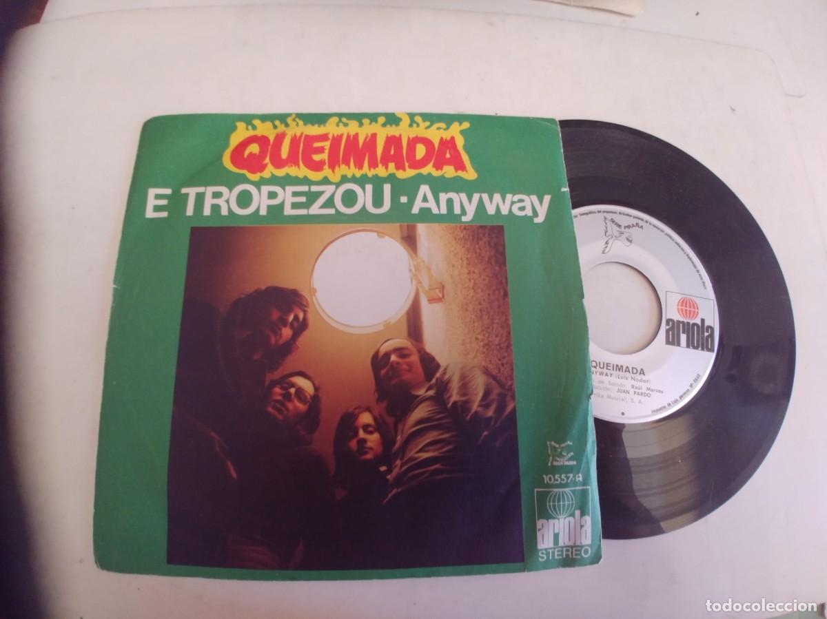 Discos de vinilo: QUEIMADA-SINGLE E TROPEZOU - Foto 1