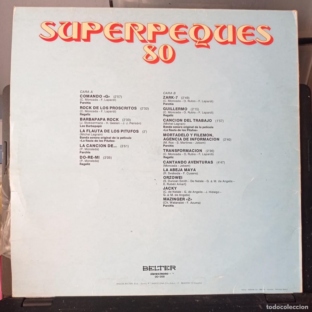 Discos de vinilo: SUPERPEQUES 80 (LP ) - Foto 2