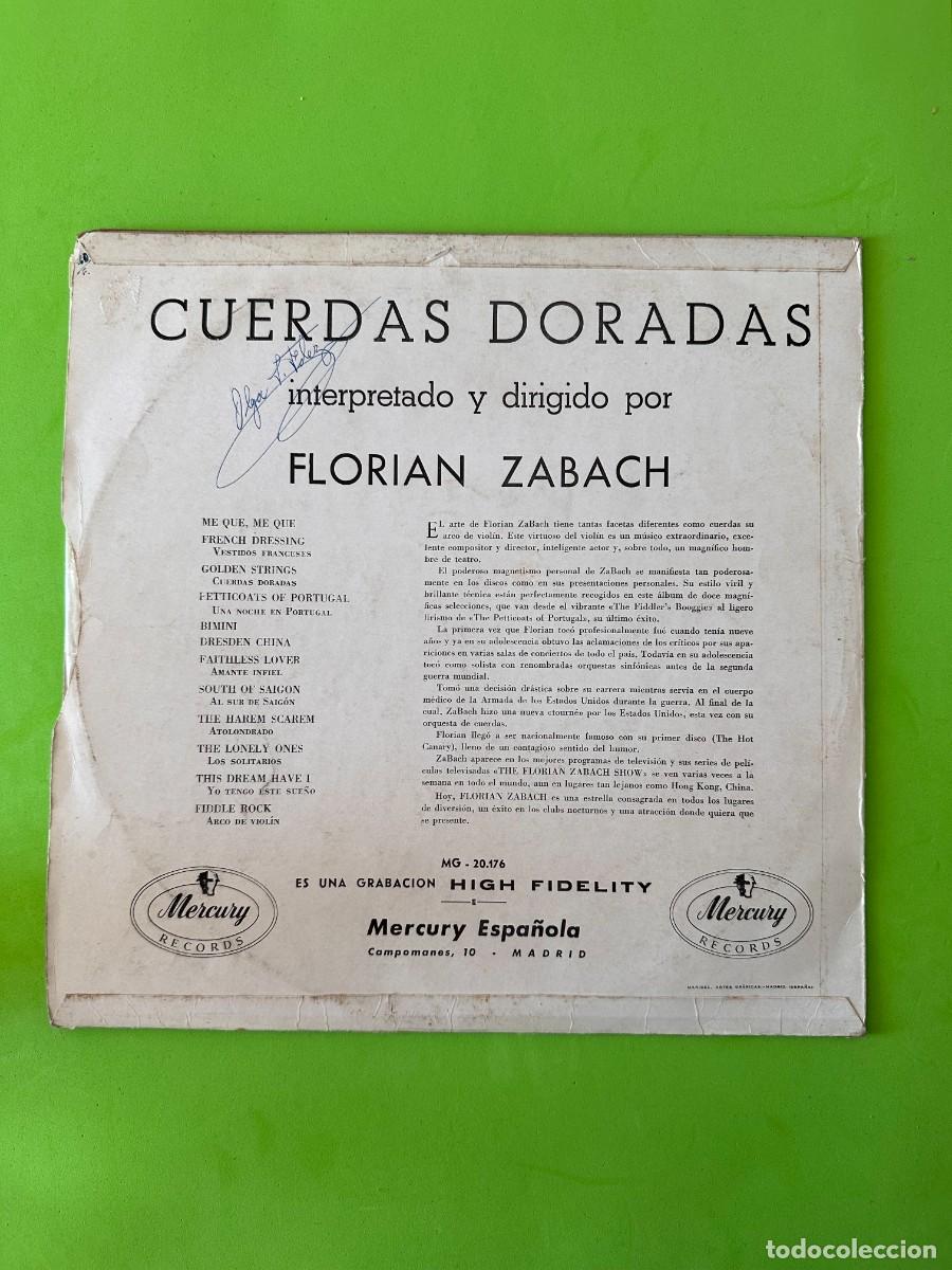 Discos de vinilo: Florian Zabach - Golden Strings (LP, Album) - Foto 2