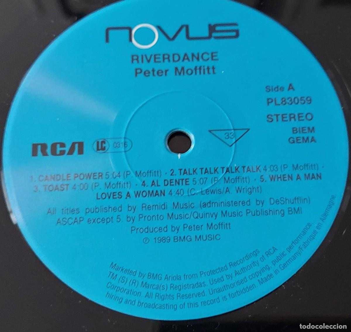 Discos de vinilo: LP PETER MOFFITT RIVERDANCE NOVUS 1989 GERMANY - Foto 4