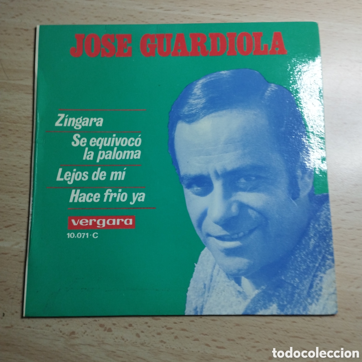 Discos de vinilo: EP 7&rdquo; Jos&eacute; Guardiola 1969 Z&iacute;ngara + 3. - Foto 1