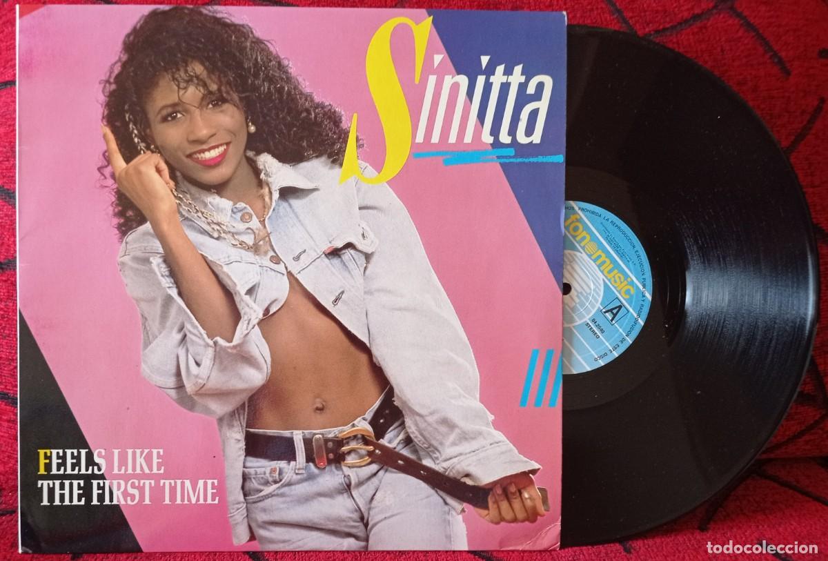 Discos de vinilo: SINITTA ** Feels Like The First Time ** 1986 MAXI SINGLE VINILO - Foto 1