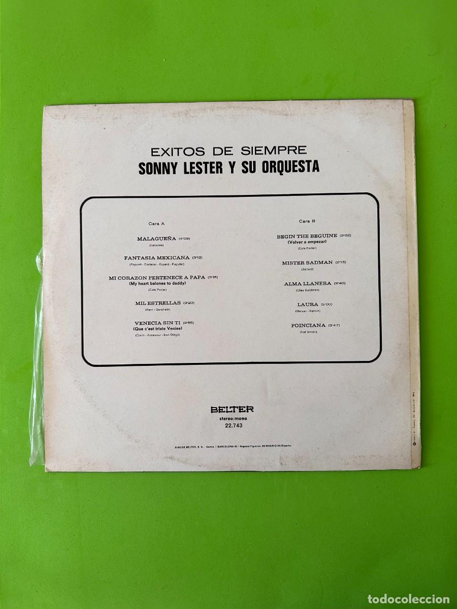Discos de vinilo: Sonny Lester Y Su Orquesta* - &Eacute;xitos De Siempre (LP, Comp) - Foto 2