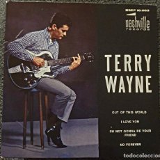 Discos de vinilo: TERRY WAYNE - EP SUECIA 1964 - OUT OF THIS WORLD (NASHVILLE RECORDS) - SOLO PORTADA - MUY RARO