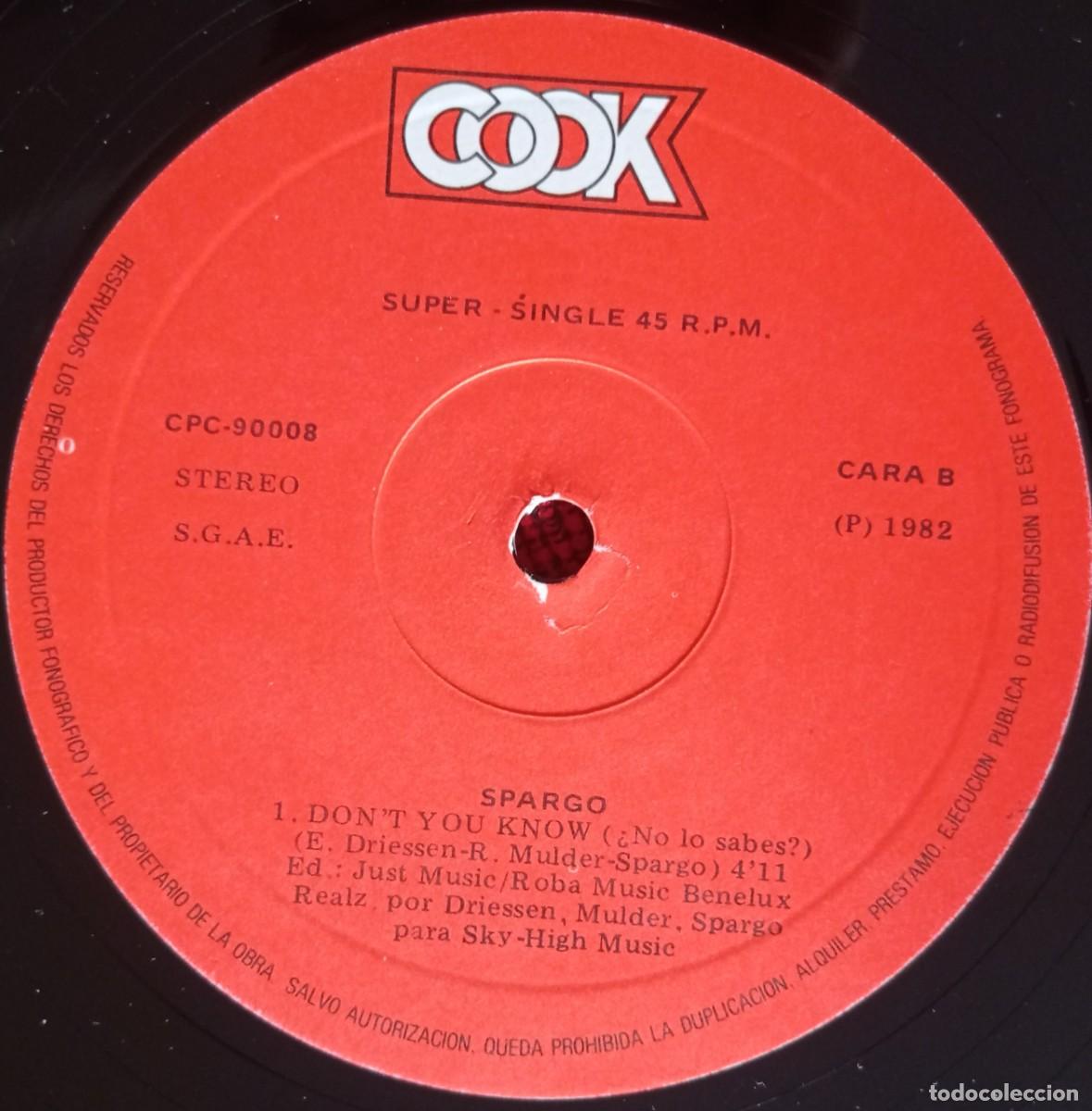 Discos de vinilo: SPARGO ** So Funny ** 1982 MAXI SINGLE VINILO - Foto 4