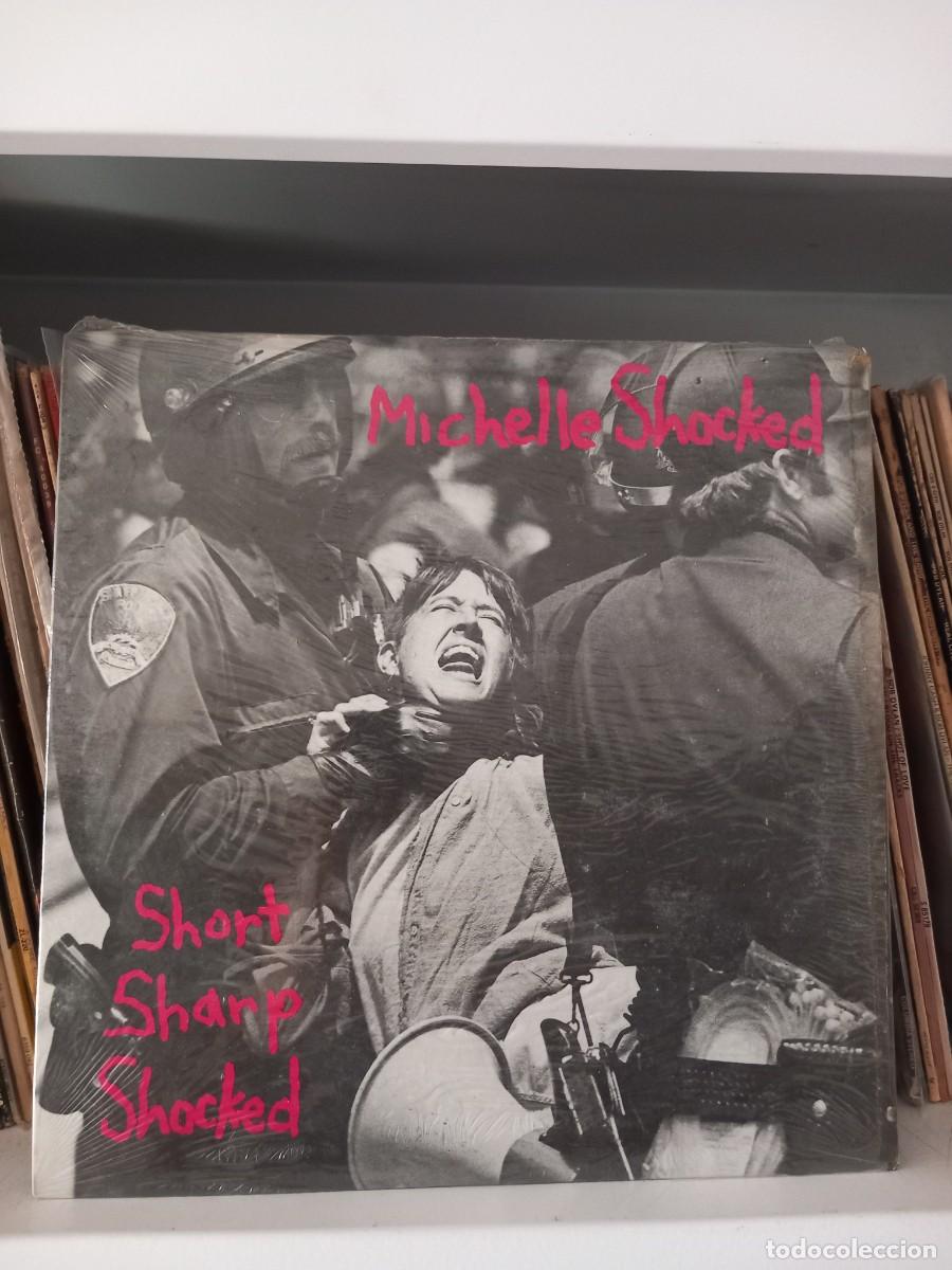 Discos de vinilo: Michelle Shocked &lrm;&ndash; Short Sharp Shocked - lp edic. canada - Foto 1