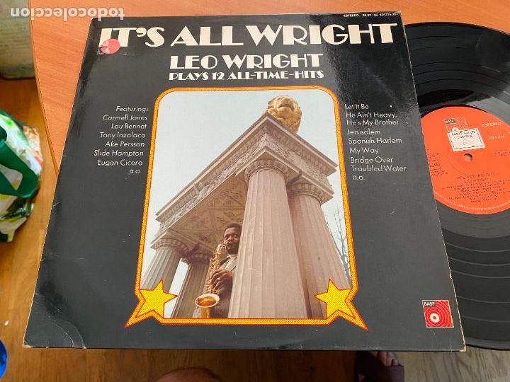 Discos de vinilo: LEO WRIGHT (ITS ALL WRIGHT) LP ESPA&Ntilde;A 1974 (B-41) - Foto 1