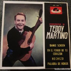 Discos de vinilo: TEDDY MARTINO - EP SPAIN 1964 - HECHIZO (WITCHCRAFT - DAVE BARTHOLOMEW) - POLYDOR - ROCK AND ROLL