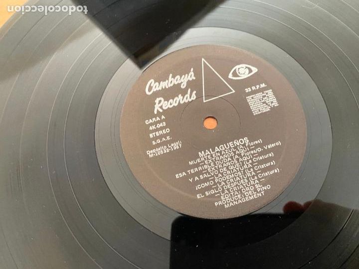 Discos de vinilo: LOS MALAGUE&Ntilde;OS LP ESPA&Ntilde;A 1987 (B-41) - Foto 2