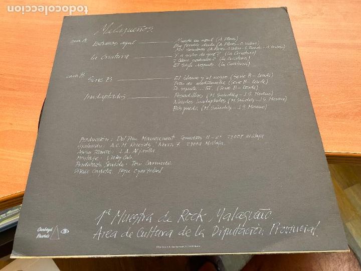 Discos de vinilo: LOS MALAGUE&Ntilde;OS LP ESPA&Ntilde;A 1987 (B-41) - Foto 3