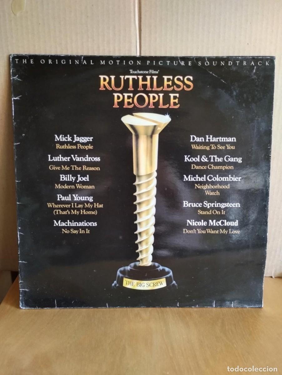 Discos de vinilo: B.S.O. ----RUTHLESS PEOPLE - Foto 1