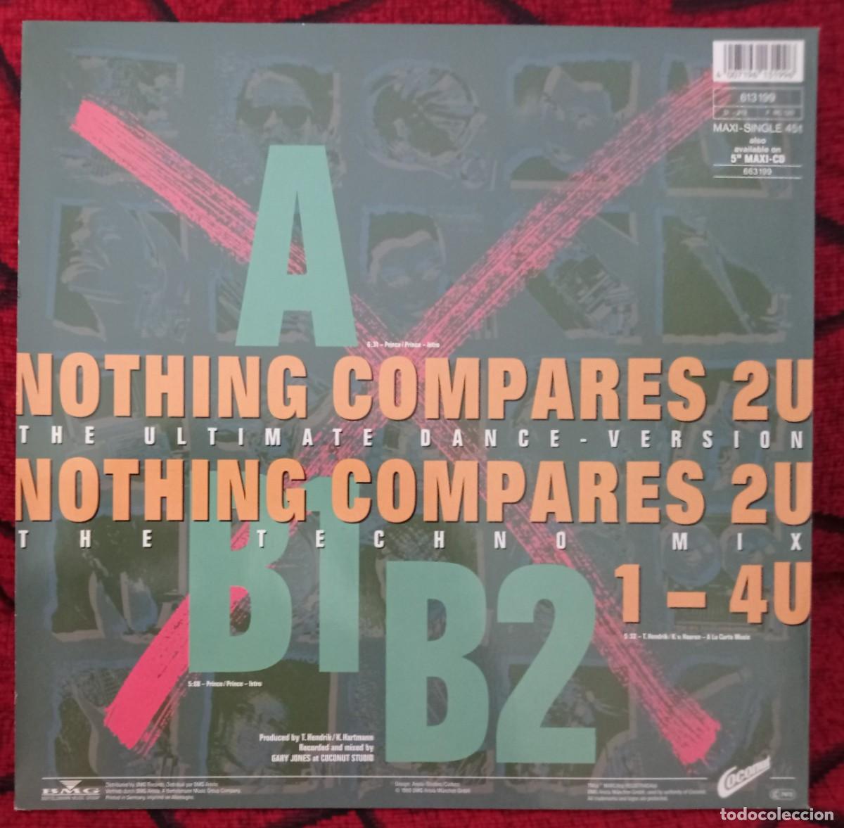 Discos de vinilo: CHYP-NOTIC *Nothing Compares 2U (The Ultimate Dance-Version)* 1990 MAXI SINGLE VINILO - Foto 2