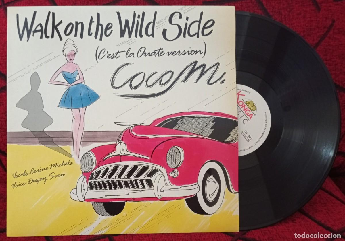 Discos de vinilo: COCO M **Walk On The Wild Side (Cest La Ouate Version)** 1987 MAXI SINGLE VINILO - Foto 1