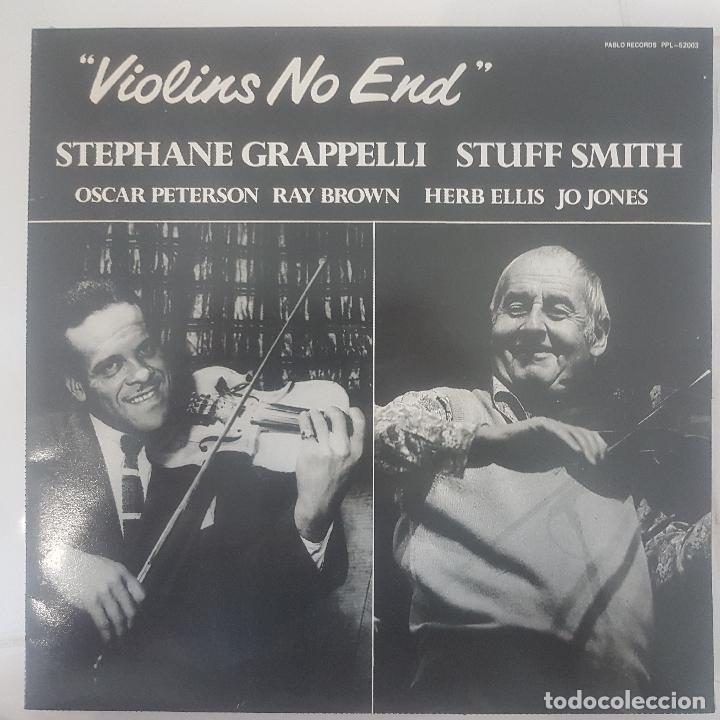 Discos de vinilo: STEPHANE GRAPPELLI STUFF SMITH OSCAR PETERSON. VIOLINS NO END - Foto 1