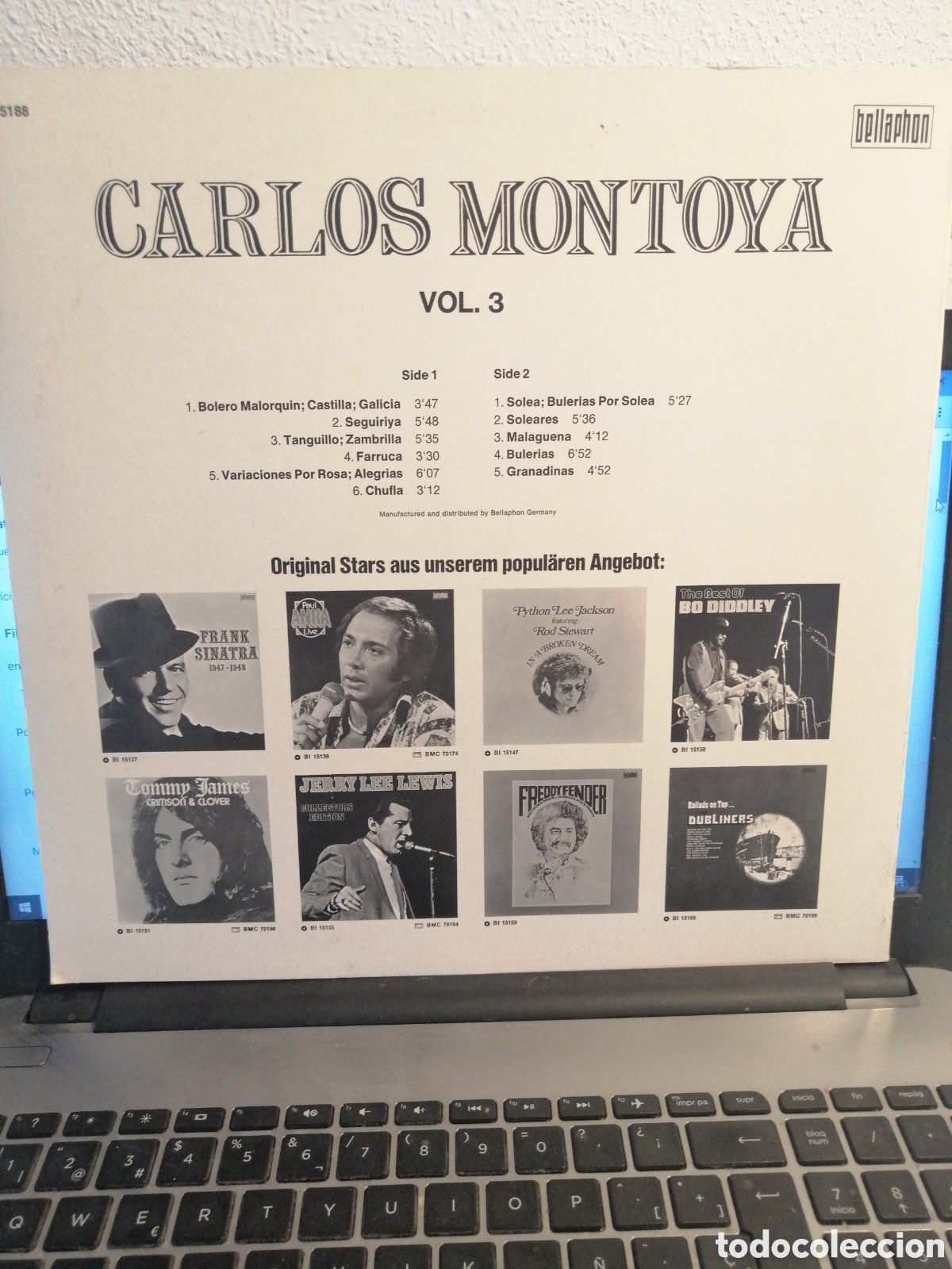 Discos de vinilo: Carlos Montoya - Vol 3 Lp - Foto 2