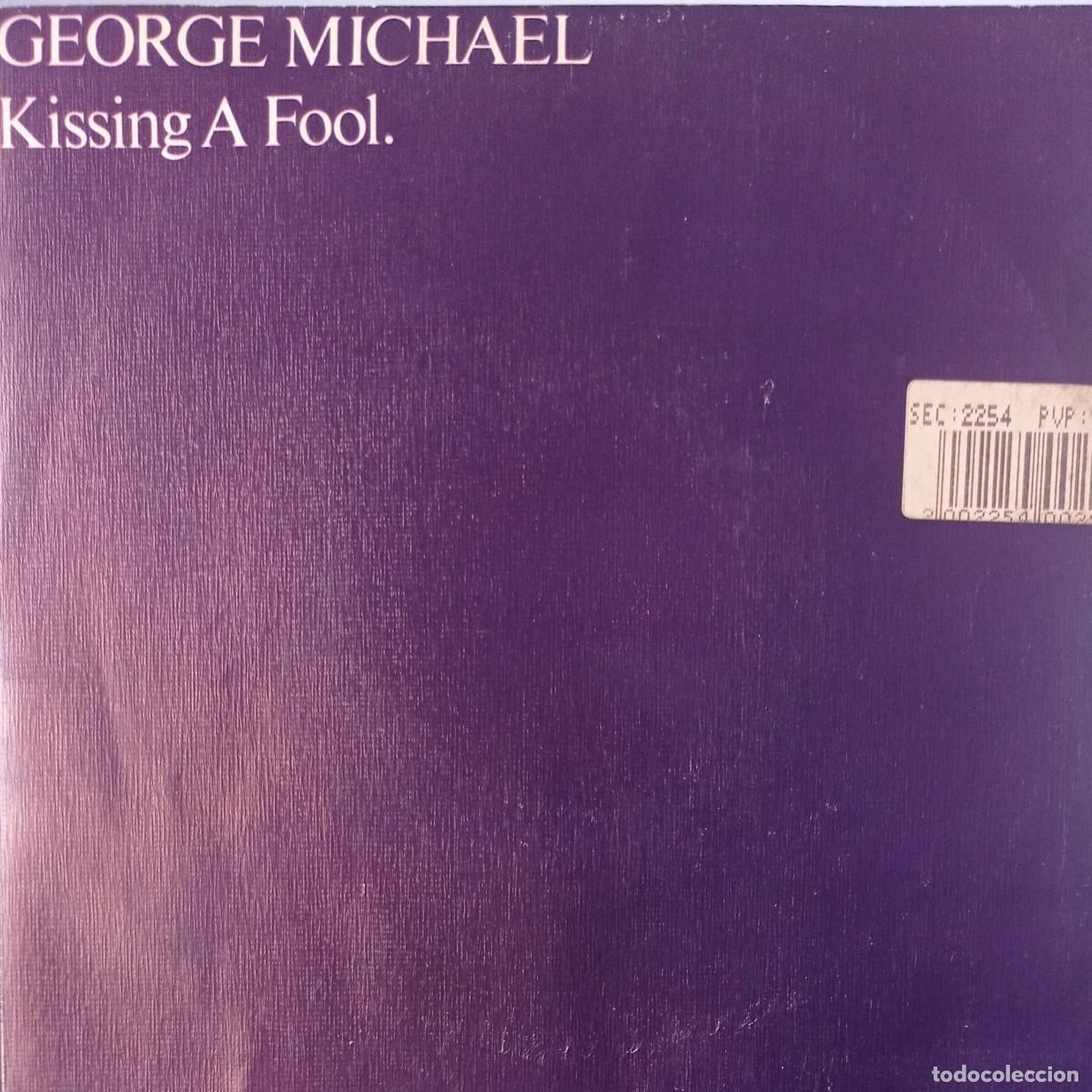 Discos de vinilo: KISSING A FOOL - GEORGE MICHAEL (SINGLE VINILO) - Foto 1